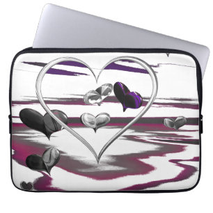 Futuristic Romance Laptop Sleeve