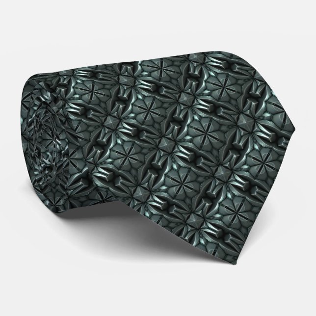 Futuristic Sci-Fi Armour 5 Tie (Rolled)