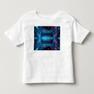 futuristic sci-fi space elements toddler T-Shirt