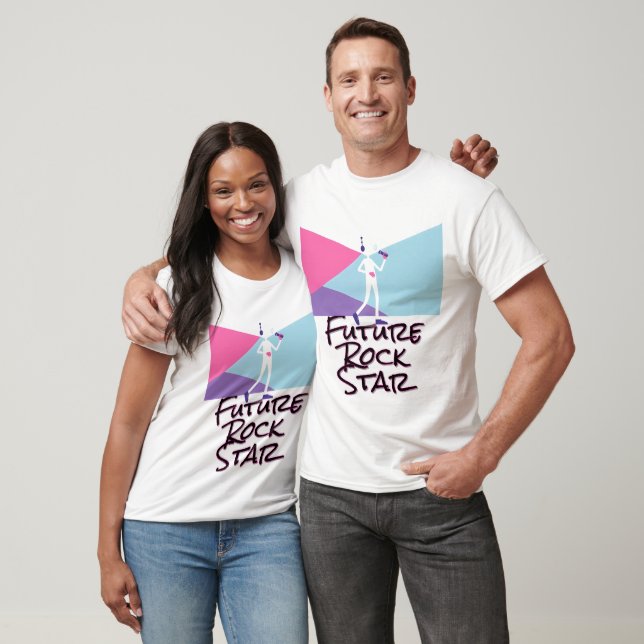 Futuristic Singer Performance Art T-Shirt (Unisex)