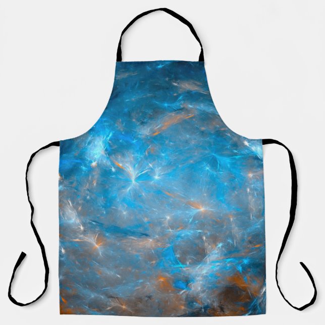 Futuristic space backgroundbackground,abstract,lig apron (Front)