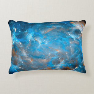 Futuristic space backgroundbackground,abstract,lig decorative cushion