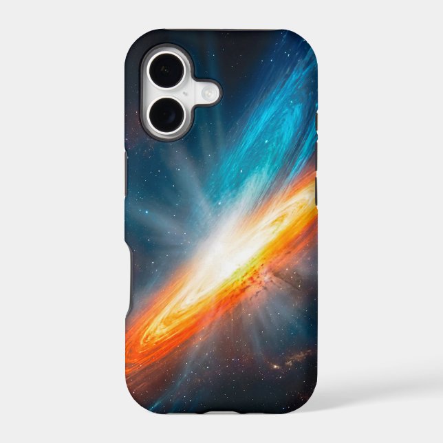 Futuristic Space Exploration Glowing Galaxy (Back)
