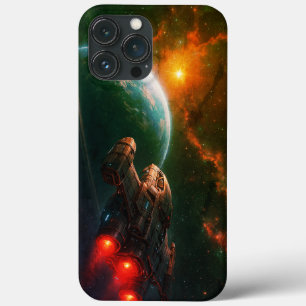 Futuristic Spaceship iPhone 13 Pro Max Case