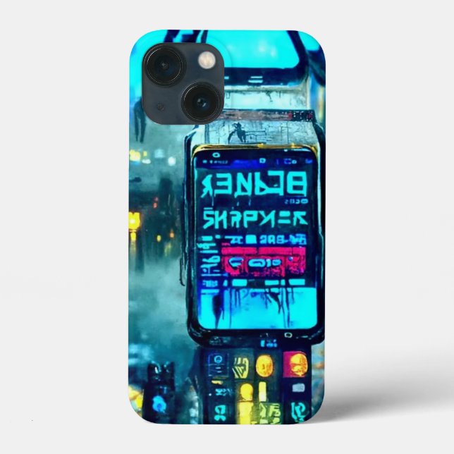 Futuristic Spooky Cyberpunk Steampunk Flip-Phone Case-Mate iPhone Case (Back)