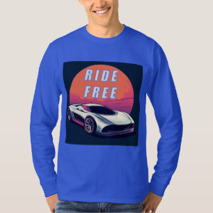 Futuristic Sports Car and Motivational Quote T-Shirt
