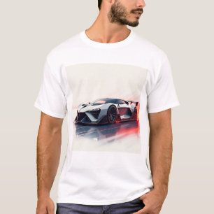 Futuristic Sports Car – Sleek AI-Generated Design  T-Shirt