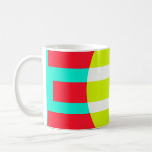 Futuristic sunset coffee mug