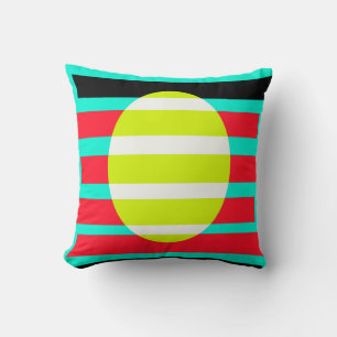 Futuristic sunset cushion