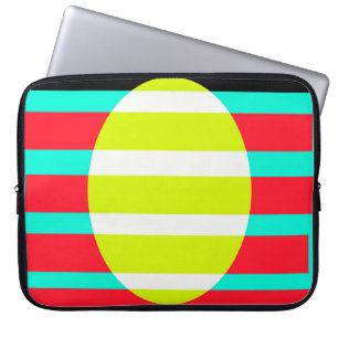 Futuristic sunset laptop sleeve