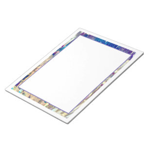 Futuristic Teal Notepad