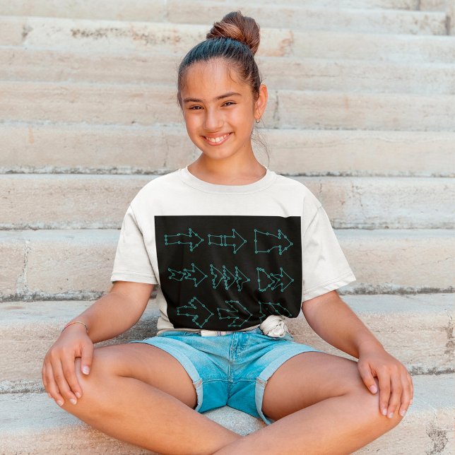 Futuristic Tech Arrow Circuit Design T-Shirt (Creator Uploaded)