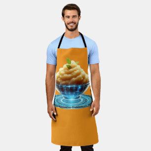 Futuristic Thanksgiving Mashed Potatoes Apron