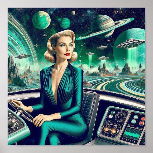 Futuristic Transportation Poster (Front)