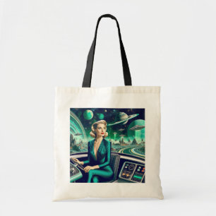 Futuristic Transportation Tote Bag