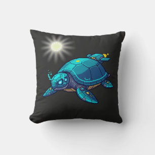 Futuristic Turtle Cushion