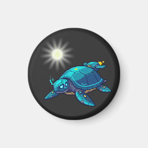 Futuristic Turtle Magnet