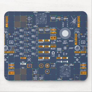 Futuristic User Interface Mouse Pad