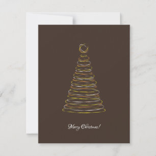 Futuristic Varicolored Circles Xmas Tree Qr Code Holiday Card