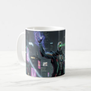 Futuristic Wizard Coffee Mug