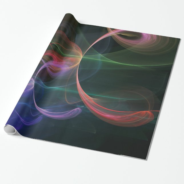 Futuristic Wrapping Paper (Unrolled)