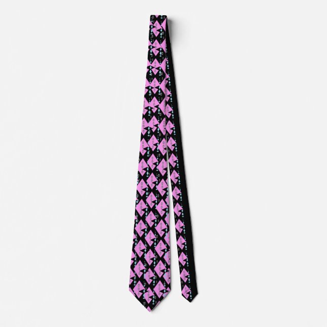Futuristik Diamond Pattern Tie (Front)