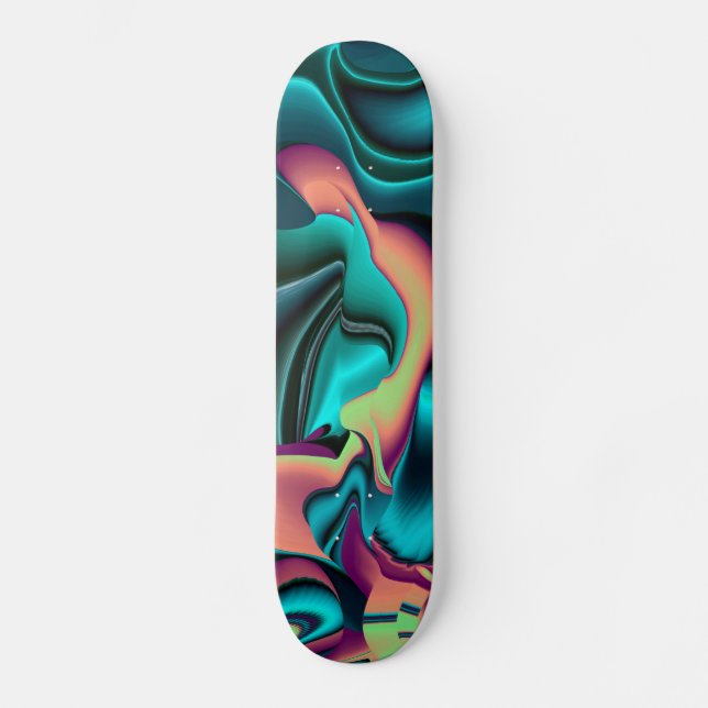 futuristisch, Abstrakt Skateboard (Front)