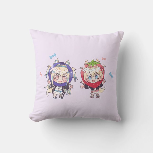 FUWAMOCO Hololive EN Cushion (Front)
