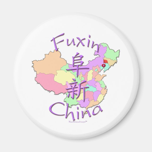 Fuxin China Magnet (Front)