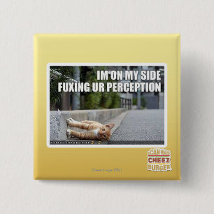Fuxing Ur Perception 15 Cm Square Badge