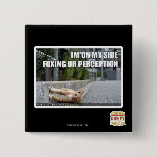 Fuxing Ur Perception 15 Cm Square Badge