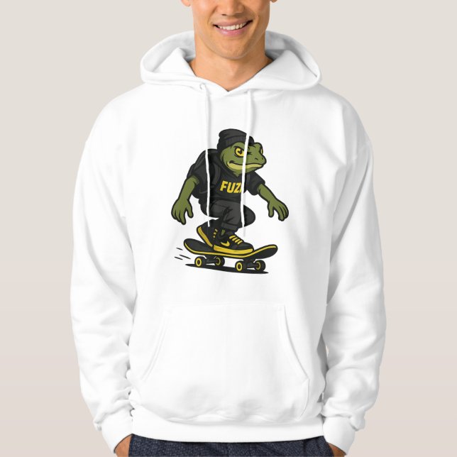 FUZI – Urban Skater Frog Streetwear - hoodies (Front)