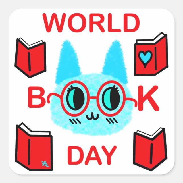 FuZy Cat World Book Day Stickers (Front)