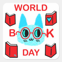FuZy Cat World Book Day Stickers