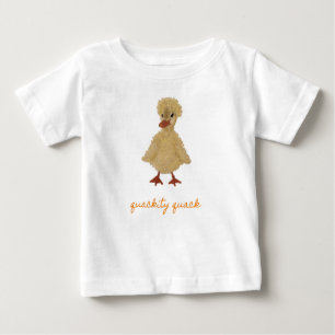 Fuzz Duck Duckling Ducky Custom Baby T-Shirt
