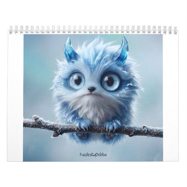 FuzzlesByDebba Wall Calendar (Cover)