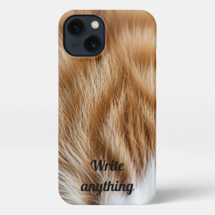 Fuzzy Cat Fur Texture Phone Case – Cozy Aesthetic 