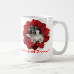 Fuzzy Christmas mug