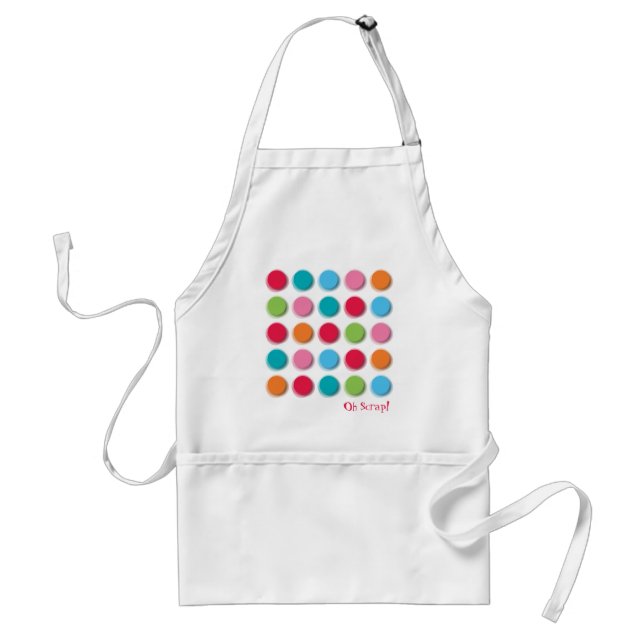 Fuzzy Colour Dots Fun Colourful Custom / Gift Apro Standard Apron (Front)