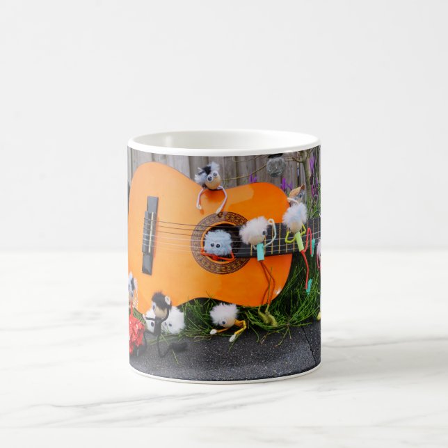 Fuzzy creatures that dance Paso Doble and make mus Coffee Mug (Center)