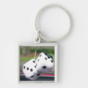 Fuzzy Dice Key Ring