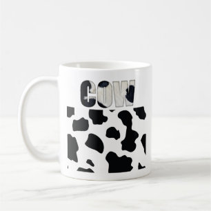 Fuzzy Express® Cow Animal Print Coffee Mug
