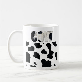 Fuzzy Express® Cow Animal Print Coffee Mug