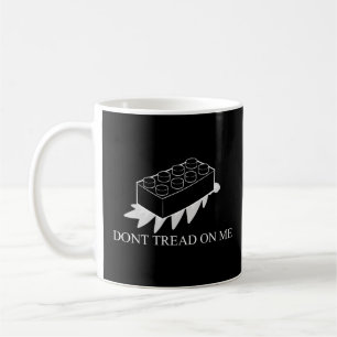 Fuzzy Express® Gadsden Flag Brick Joke Black Coffee Mug