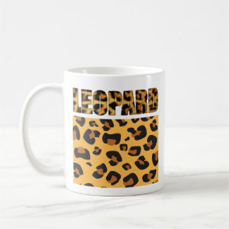 Fuzzy Express® Leopard Animal Print Coffee Mug