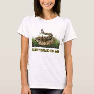 Fuzzy Express® Modern Gadsden Flag White Woman T-Shirt