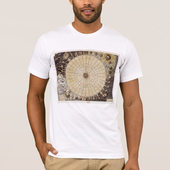 Fuzzy Express® Old Anemograph Chart T-Shirt (Front)