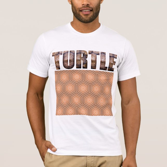 Fuzzy Express® Turtle Animal Print T-Shirt (Front)