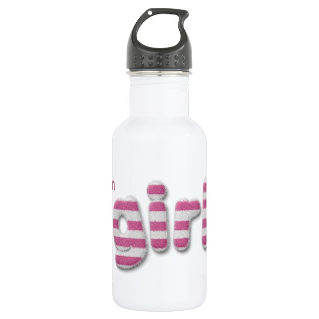 fuzzy girls 532 ml water bottle (Front)