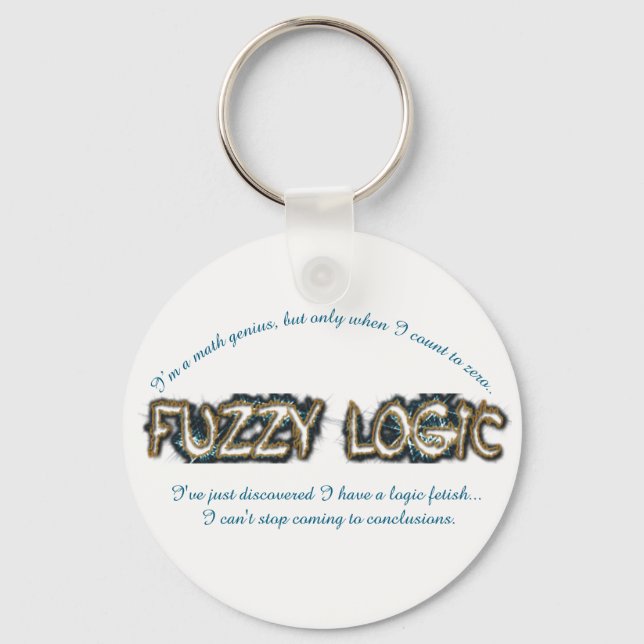 "Fuzzy Logic" Key Ring (Front)